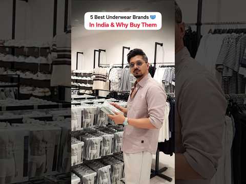 5 Best Men's Underwear Brands In India ✅️ #underwear #whattowear #shoppingguide #shortsvideo