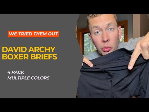 DAVID ARCHY Men's Underwear Boxer Briefs – We tried them out.