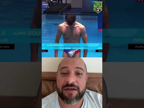 Diving with Jules Bouyer #diving #olympics #olympicgames #paris2024  #gay #gayshorts