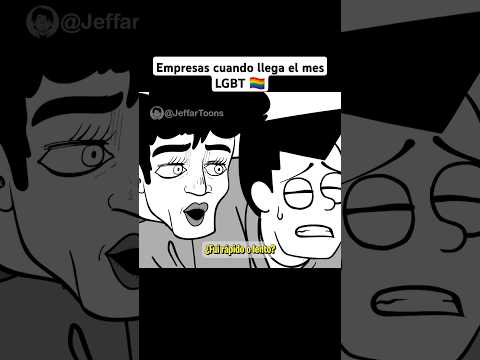 Empresas cuando llega el mes LGBT #humor #parodias #memes #comedia #animacion