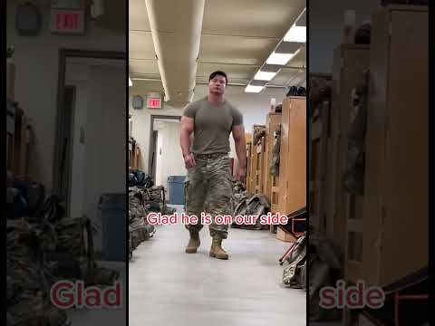 Hunk joins the military