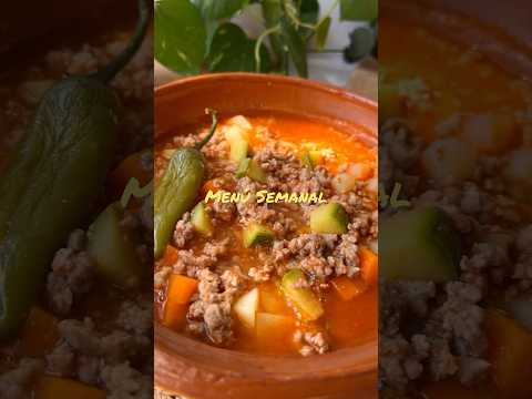 Menú Semanal! Todas las recetas las encuentras  publicadas en mi perfil 😊#recetasfaciles #menu