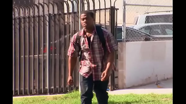 Muscular Hunk Thumps Twink For Some Black On Black Gay Action