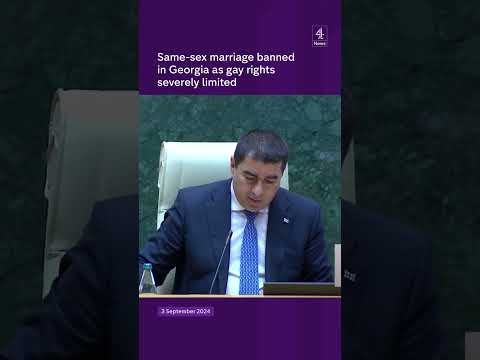Same-sex marriage banned in Georgia as gay rights severely limited