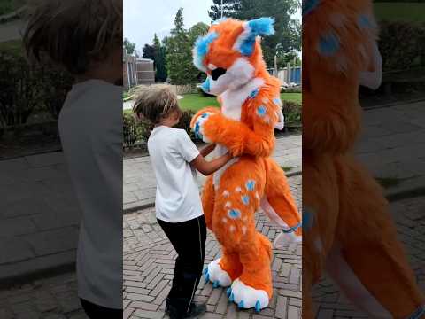 scritch scritch and hug #furry #fursuit