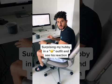 Surprising My Husband In A Sexy Outfit To See His Reaction #shorts