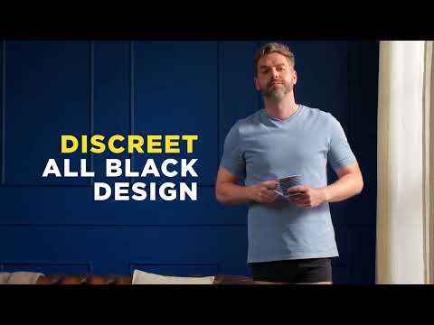 TENA Men All Black Protective Boxers