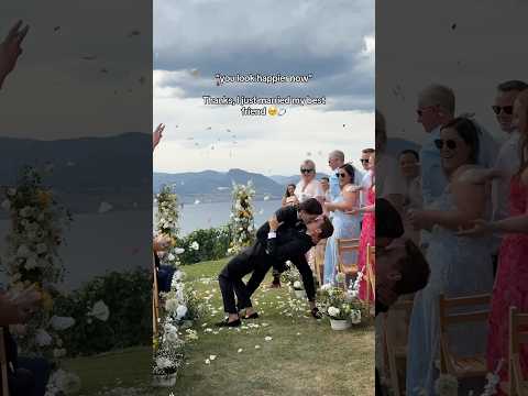 the happiest we’ve ever been 💍 #wedding #gaywedding #husbands #lgbt #gay #couple #weddingday